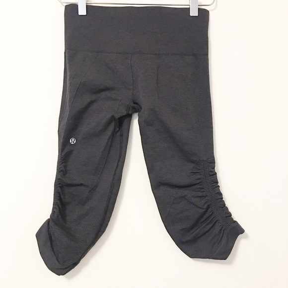 lululemon athletica Pants - Lululemon In The Flow Crop, Inkwell EUC